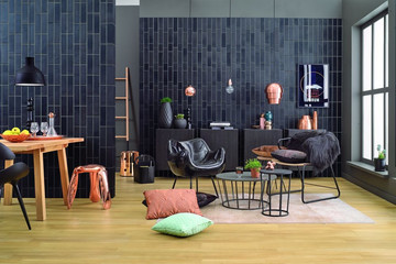 Salon – antracytowy klinkier dla odważnych